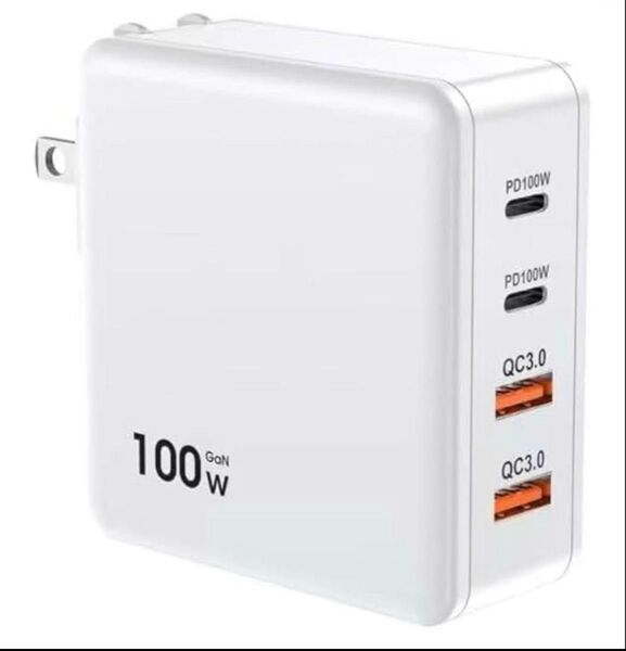 充電器 タイプc 100w PD 急速充電器 4ポート同時充電 軽量 小型