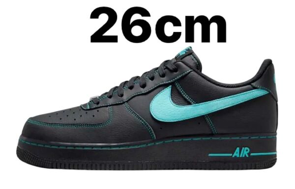Nike Air Force 1 Low Black Tiffany 26cm