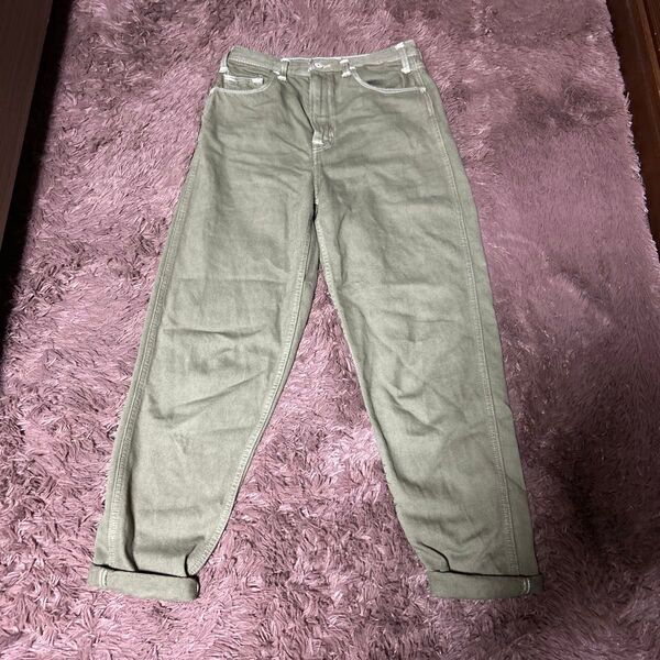 Levi's REDカーゴパンツ ワークパンツ オリーブ グリーン Mサイズ相当 レディース