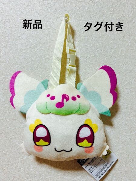 キミとアイドルプリキュア♪ストラップ付き顔型ぬいぐるみポーチ プリルン