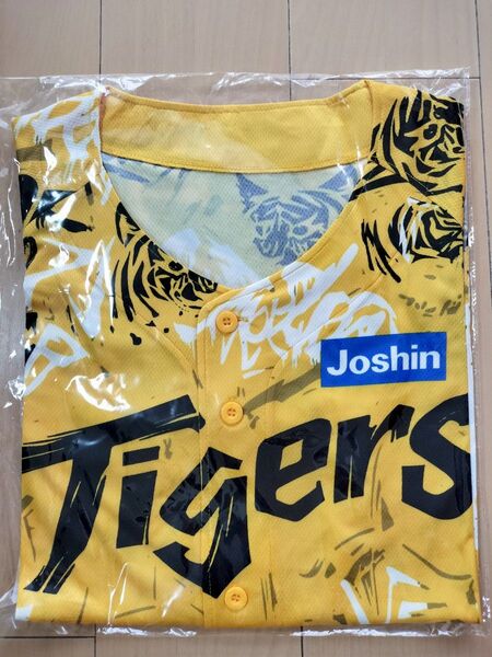 新品未開封 ウル虎の夏2025 阪神タイガース イエロー オリジナルジャージ ユニフォーム Tシャツ Joshin