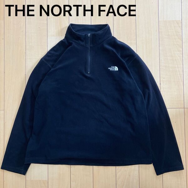 THE NORTH FACE ノースフェイス ハーフジップ フリース 黒 M
