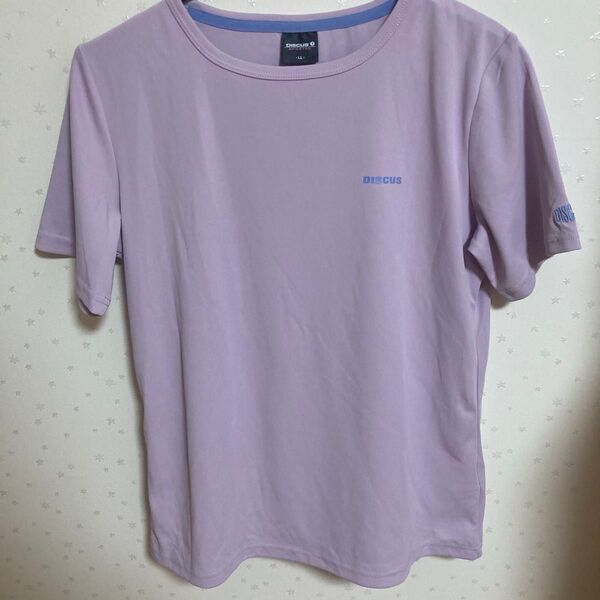 DISCUS Tシャツ パープル LL