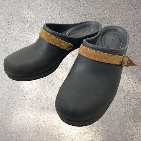 crocs クロックス サボクロッグサンダル ブラック ストラップ 24cm