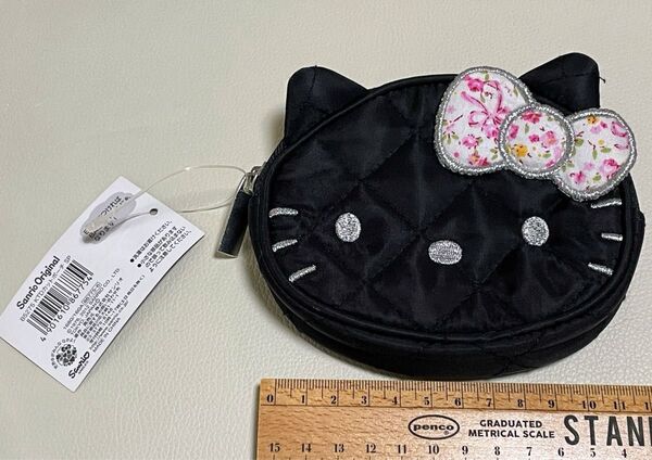 新品 サンリオ Sanrio ハロー キティ ポーチ 黒猫 レア