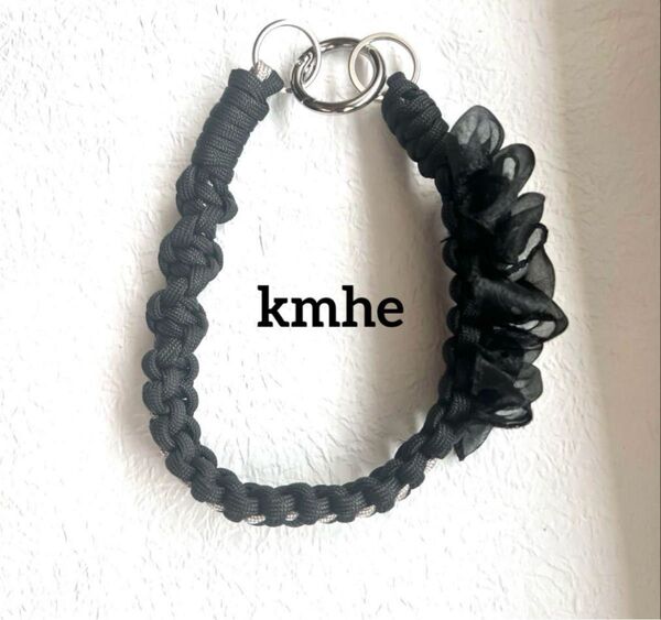 #138 パラコード ハンドメイド ハンドストラップ 携帯スマホ キーホルダー