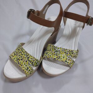 Crocs クロックス ウェッジソール コンフォートサンダル W5
