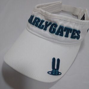 PEARLY GATES パーリーゲイツ サンバイザー 白