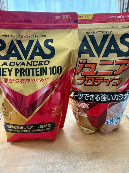 ザバス プロテイン ココア味&ジュニアプロテイン 2個セット