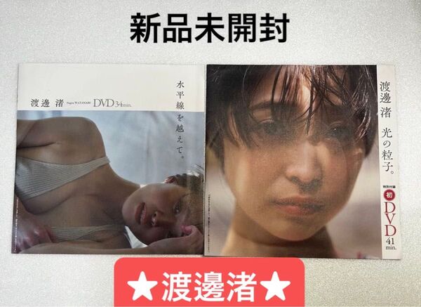 【新品未開封】渡邊渚さん週刊プレイボーイ付録DVD2冊セット ※注意事項 画像3、4を参照 余白を折って郵送します。