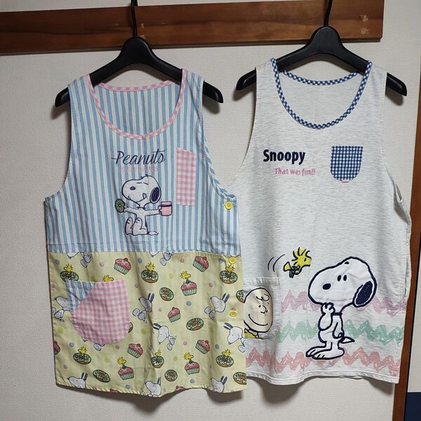 保育士 エプロン SNOOPY スヌーピー