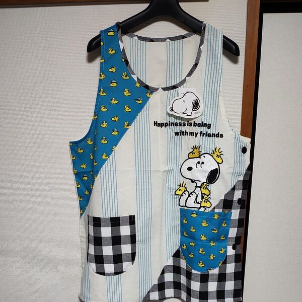 3L-4L 新品タグ付き 保育士 エプロン スヌーピー SNOOPY