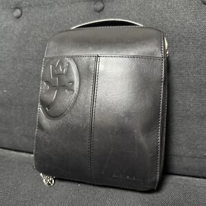 カステルバジャック ショルダーバッグ トリエ 肩掛け 帆布 革付属コンビ ユニセックス ブラック系