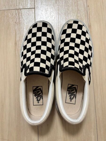 VANS チェッカーパターン スリッポン