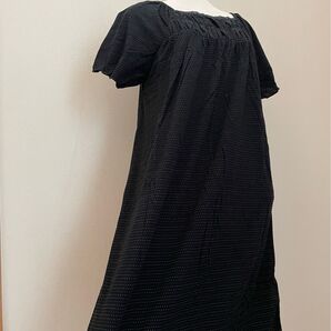 【新品】婦人服 シャーリングワンピース ブラック