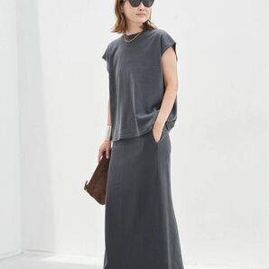 Deuxieme Classe【STAR&STRIPE/スターアンドストライプ】 TOP SKIRT セット ブラック