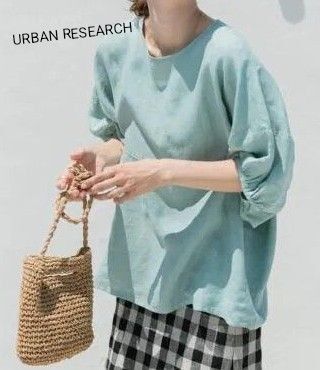 かのこ様 URBAN RESEARCH アーバンリサーチ ドアーズリネンバルーンスリーブブラウス