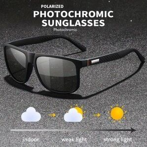 偏光調光サングラス UV400 紫外線カット