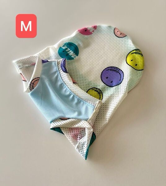 犬服ハンドメイドメッシュタンクトップM2