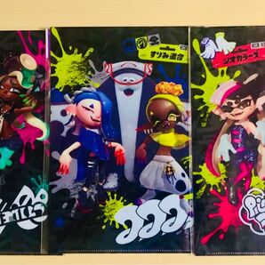 スプラトゥーン3 クリアファイル A4クリアファイル テンタクルズ シオカラーズ すりみ連合