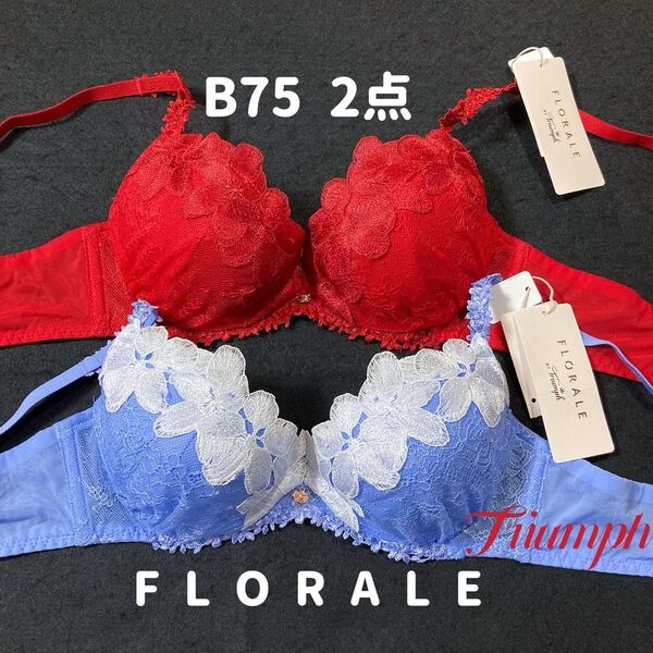 B75 トリンプ フロラーレ バイ トリンプ513 ブラジャー 2点