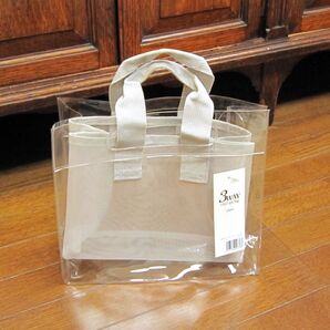 3WAY クリアバッグ スパバッグ プールバッグ ビニールバッグ メッシュバッグ 未使用