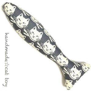 猫おもちゃ cat☆kicker 魚30cm けりけり 猫用ぬいぐるみ キャットキッカー