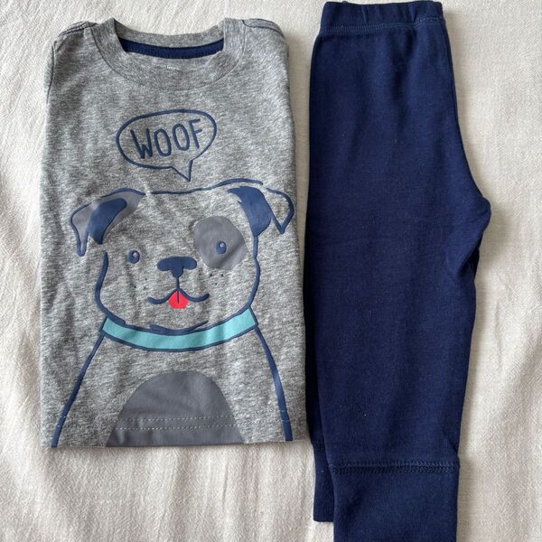 新品 半袖 Tシャツ セットアップ パジャマ 犬 carter's カーターズ