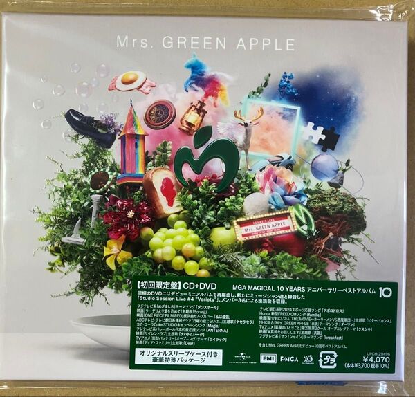 Mrs.GREEN APPLE/10(初回限定盤/CD+DVD)ミセスグリーンアップル ミセス 新品未開封