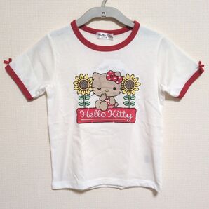 ハローキティ 日焼け Tシャツ キッズ 130