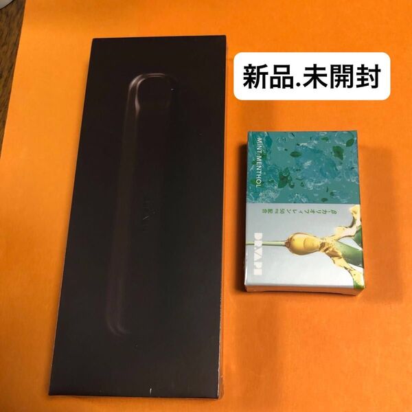 【新品.未開封】ドクターベイプ 3 ブラック本体 & ミントメンソールβ 付き 電子たばこ DR.VADE Model 3