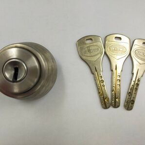 【中古】SHOWA NX-SLA(SCY-92)交換用シリンダー 純正キー3本付