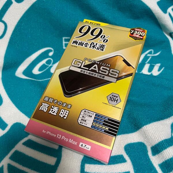 ELECOM / iPhone 13 Pro MAX 6.7inch 用 ガラスフィルム カバー率99% PM-A21DFLKGG