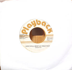 試聴 7inch. ジャマイカ希少盤 Neil Sedaka名曲カバー CHRISTINE / LOVE WILL KEEP US TOGETHER□reggae スカ ska R&B