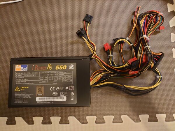 電源ユニット 550W 80PLUS BRONZE