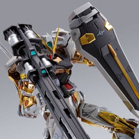 輸送箱未開封 METAL BUILD ガンダムアストレイ ゴールドフレーム(オルタナティブストライク Ver.)