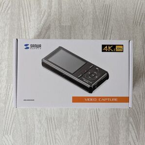 サンワダイレクト 400-MEDI040 ビデオキャプチャー RCA接続 HDMI接続 4K録画 モニター付き