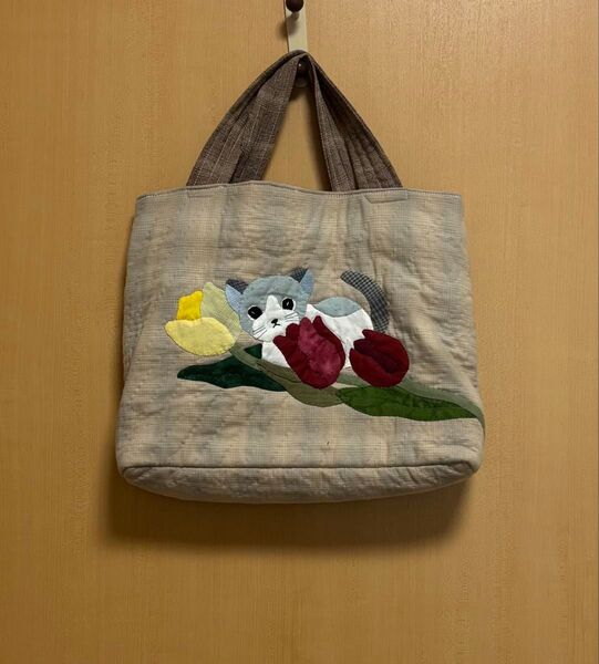 パッチワークトートバッグ ハンドメイド