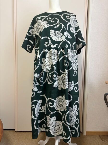 古布リメイクワンピース フリーサイズ ハンドメイド