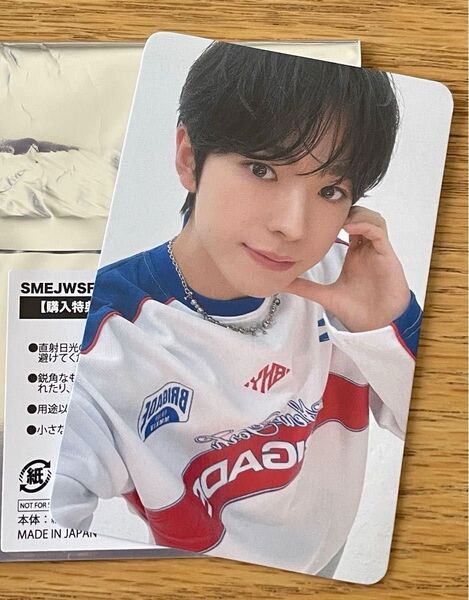 【初期難あり】NCT WISH ユウシ 6000円以上購入特典トレカ ランダムフォトカード WISH祭 ペンミ ラントレ
