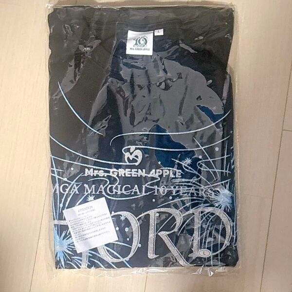 【新品未開封】 ミセス FJORD グリッターロゴTシャツブラック L