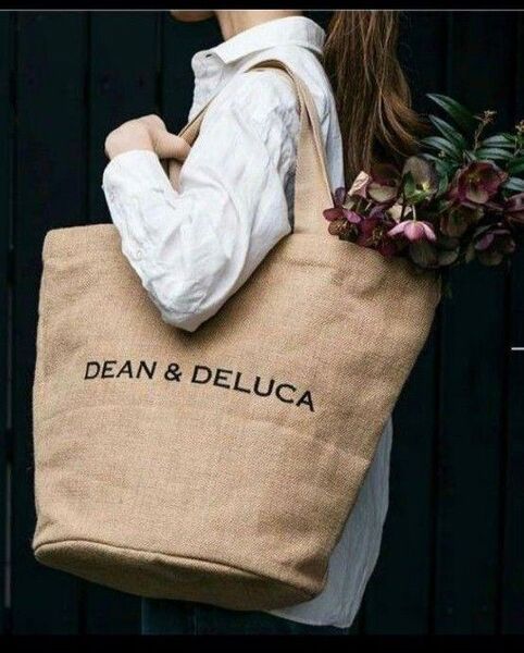 【値下】DEAN&DELUCAジュートバッグL