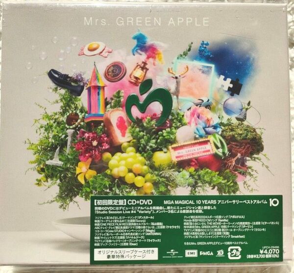 初回限定盤 DVD付 Mrs. GREEN APPLE CD+DVD/10 25/7/8発売