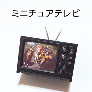 【 ミニチュアブラウン管テレビ 】