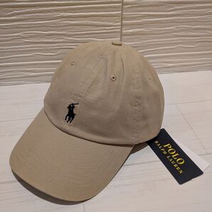 POLO Ralph Lauren コットン チノ ボール キャップ ベージュ