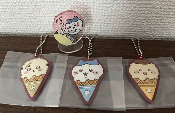 ちいかわ 一番くじ 〜SWEETSSHOP〜 G賞 ラバーチャーム ハチワレ ラッコ くりまんじゅう おまけ付き キーホルダー