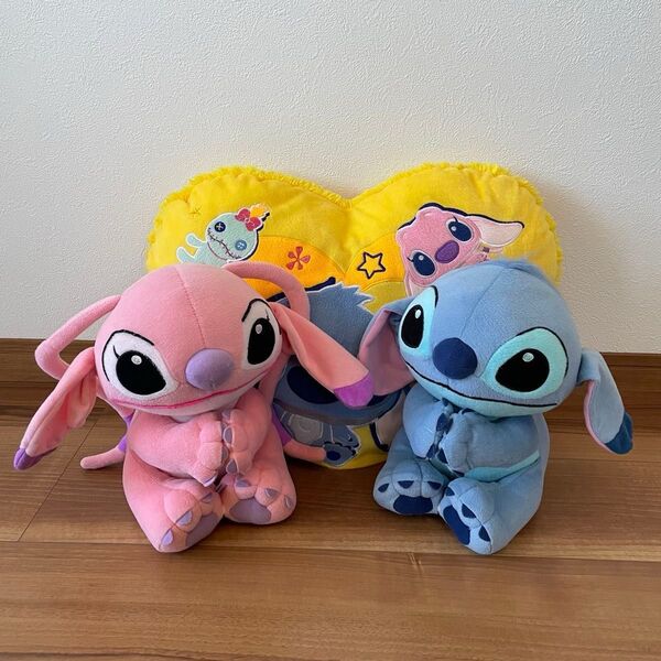 リロアンドスティッチ ぬいぐるみ ハートクッション エンジェル まとめ売り ディズニー アミューズメント品 2008