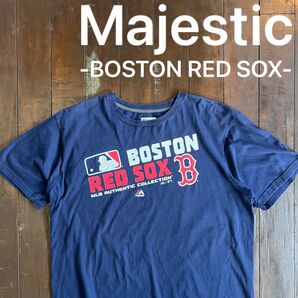 大人気!!【Majestic マジェスティック】MLB レッドソックス Tシャツ 野球 吉田正尚 メジャーリーグ y2k