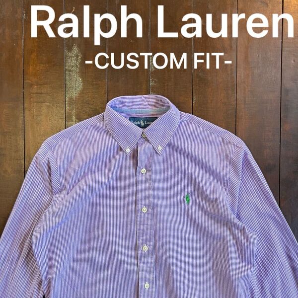 大人気!!【Ralph Lauren ラルフローレン】ギンガムチェックシャツ