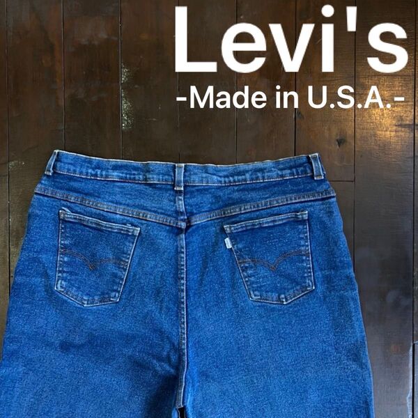 USA製!!【Levi's リーバイス】白タブデニムパンツ ジーンズ 40 XL レア 希少 ユニセックス y2k